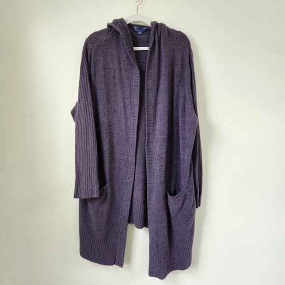 BAREFOOT DREAMS CozyChic Lite Hooded Duster Cardigan 2X - Picture 1 of 7